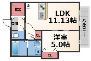 PORTO放出【3階】の間取り