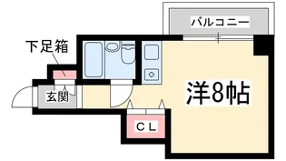ネオハイツ第3新大阪【9階】の間取り