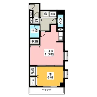 アーバンハイツ豊田月見町【5階】の間取り