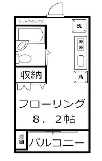 上原グリーンハイム2号棟【1階】の間取り
