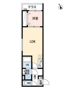 ルナモンド八千代台【1階】の間取り