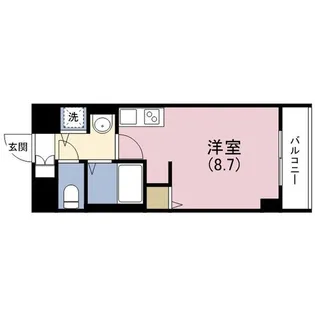 レジデンス福島II【3階】の間取り