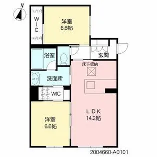 Ebene光の森【1階】の間取り