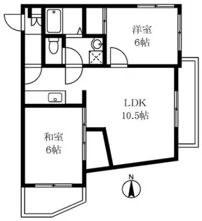 ヒルサイドテラスU【3階】の間取り