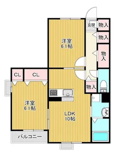 ソルカーサ【2階】の間取り