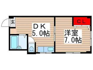 ポーターハイツ【3階】の間取り