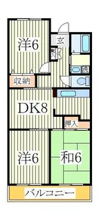 山口ビル【2階】の間取り