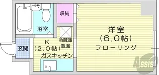 藤井ビル北14条【3階】の間取り