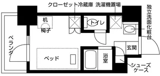 キャンパスヴィレッジ王子神谷【12階】の間取り