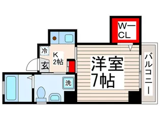 メゾンベルカナル【4階】の間取り