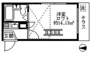 フェリス沼袋【1階】の間取り