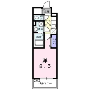 ベルフォース ルミエール【3階】の間取り