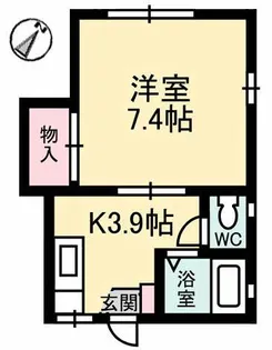 ディアスT2【1階】の間取り