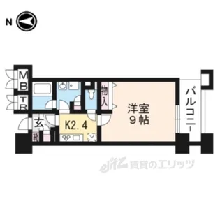 パインフィールド洛東【4階】の間取り
