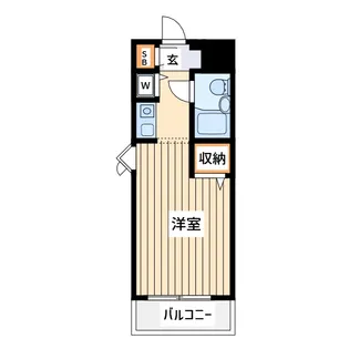 モナークマンション溝ノ口第3【1階】の間取り