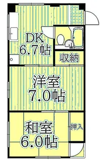 ケーエスビル【3階】の間取り