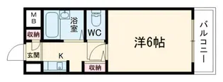 六月のココロ【4階】の間取り