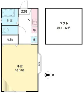フロムココ【1階】の間取り