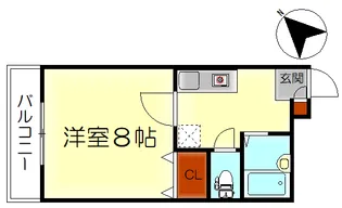 呉中央682【4階】の間取り