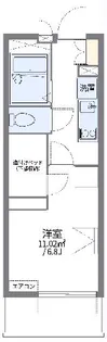 レオパレスJHK戸田【2階】の間取り