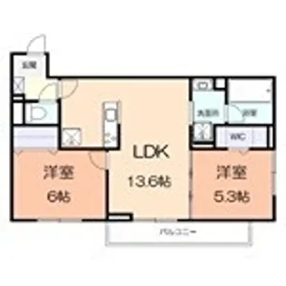 ルオント【2階】の間取り