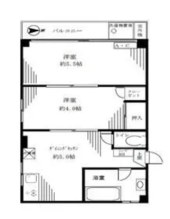 新星ビル【4階】の間取り