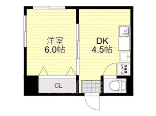 明和マンション【2階】の間取り