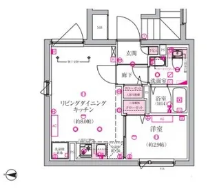 ベルシードステアー押上【4階】の間取り