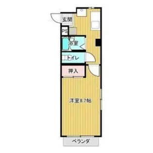 ラセール・ミスII【2階】の間取り