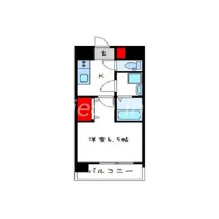 レジュールアッシュ淡路駅前【6階】の間取り