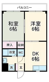 フジハイツIII【2階】の間取り
