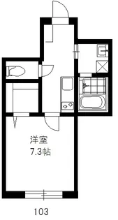 オーク恵比寿【1階】の間取り