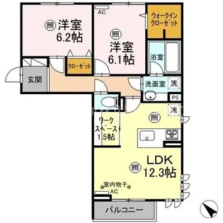 Rencontre Takaragi【1階】の間取り