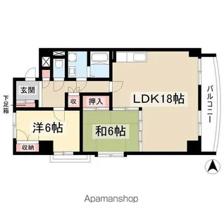 フォーブル日進【4階】の間取り