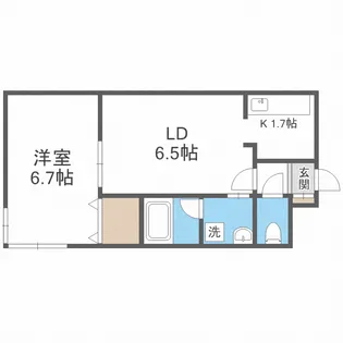 メゾンエクレーレ北18条【3階】の間取り
