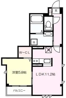 Brezza【3階】の間取り