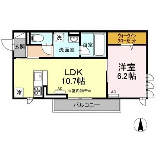 サンライトハイム陽東【3階】の間取り