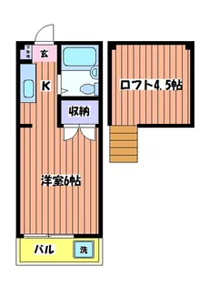 ホワイトハイムL【1階】の間取り