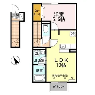 ジョイハウス【2階】の間取り