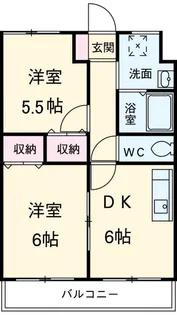 ピアグレイス【2階】の間取り