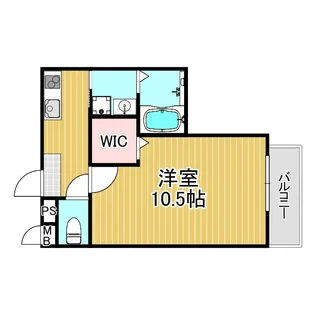 フジパレス西宮鳴尾V番館【2階】の間取り