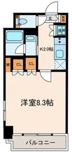 フロントコート錦糸町【4階】の間取り