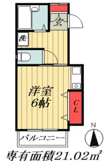 epガーデン津田沼【3階】の間取り