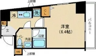XEBEC門前仲町【8階】の間取り