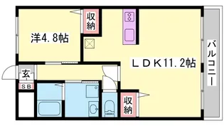 エクセルコートI【2階】の間取り