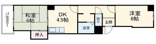 メゾン引山【2階】の間取り