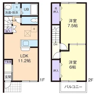 アニマートの間取り