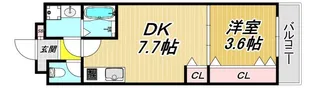 グロワールひまり【1階】の間取り
