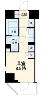 パークアクシス横濱高島町【4階】の間取り