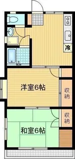 ポエジー上之根【1階】の間取り